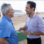 Rodrigo Busato e o pai Luis carlos Busato
